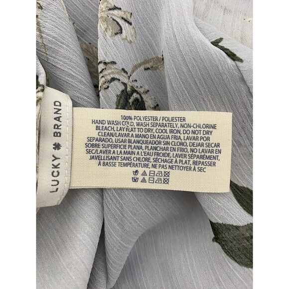 Lucky Brand Caftan Swim Cover-up Long Swimwear Vacation Beach One Size Button Up - Picture 3 of 13